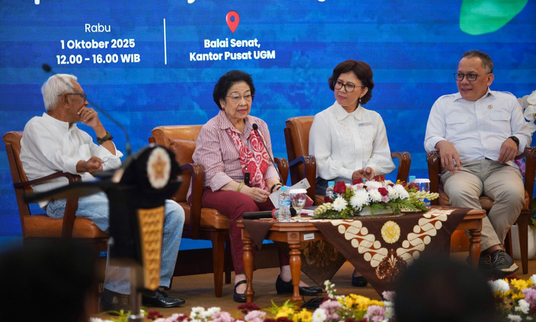 Dihadiri Megawati Soekarnoputri, UGM dan BRIN Perkuat Riset dan Hilirisasi Biodiversitas Tropis