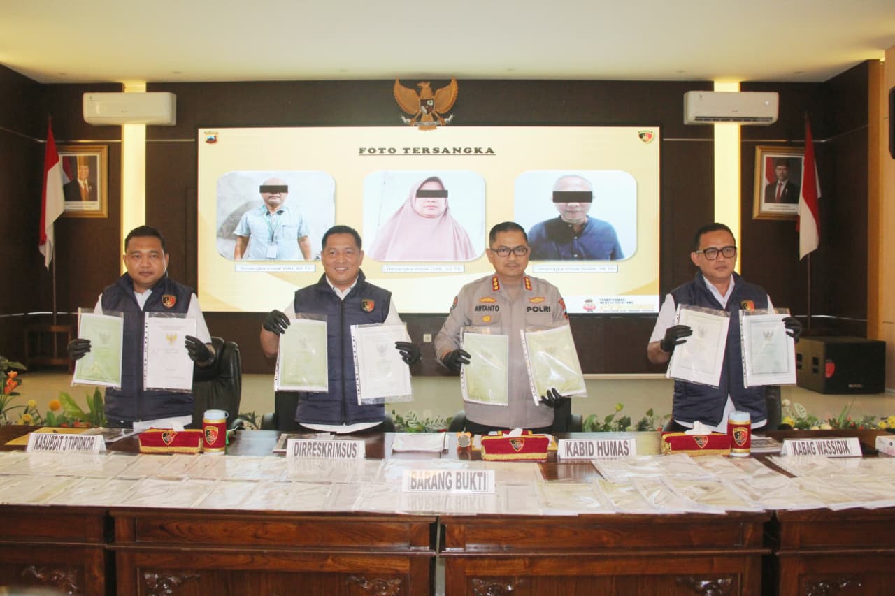 Modus Debitur Topengan di BPR Purworejo Diungkap, 314 Aset Disita Polda Jateng
